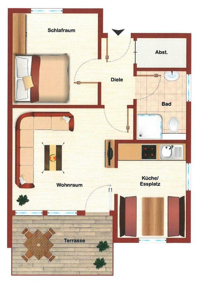 فيلا Windebruchفي Ferienhaus An Der Lister المظهر الخارجي الصورة